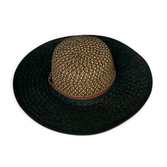 San Diego Women\'s Hat Company Poly Large OS Brim Two-Tone Brown Packable Cruise main image 8